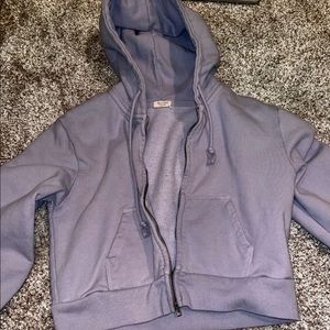 cropped blue jacket from brandy melville size s